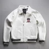 Men's Genuine Leather Flying Suit Jacket French Sheepskin Large Size Autumn Winter Warm Coat 1