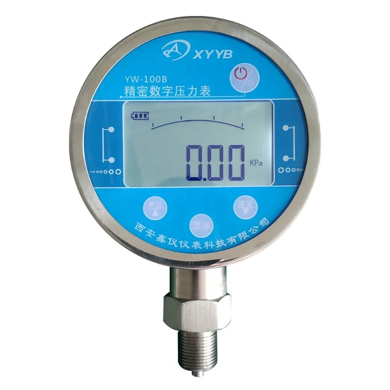 

Цифровой манометр из нержавеющей стали 220 В мм рт. Ст. 0.2% FS с Modbus