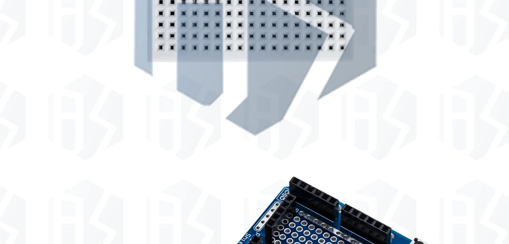1 Stück UNO ProtoShield Prototyp-Erweiterungsplatine mit SYB-170 Mini-Breadboard für Arduino UNO ProtoShield – Detail 37