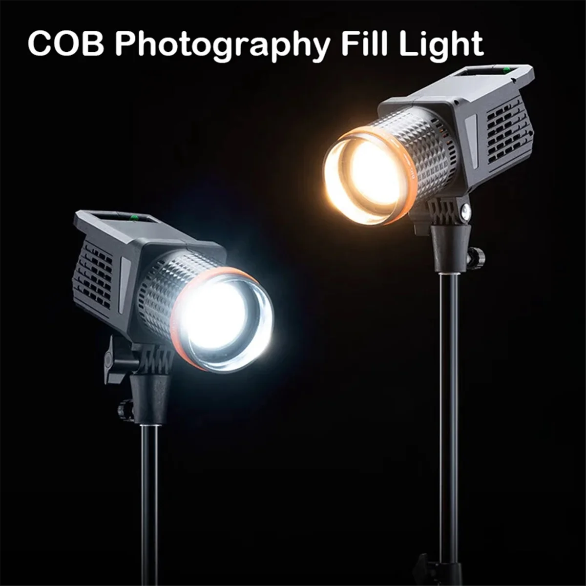 ABIY-40W Photography LED Video Light 3000k-6000k Daylight-Balanced Sun Lamp for Portrait Flash Studio Live EU-PLUG