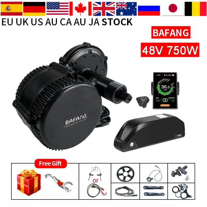 Bafang Motor BBS02B 48V 750W Mid Drive Motor 8fun BBS02 Electric Bike ...