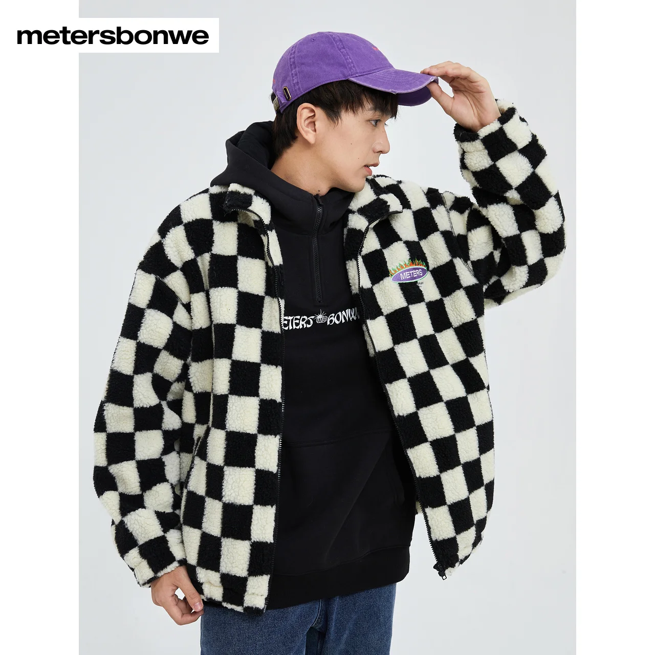 Metersbonwe Padded Men Winter New Woven Wadded Jacket Male Chest Embroidered Rubber Hem Cuffs Shrink Cotton Coat Brand Tops