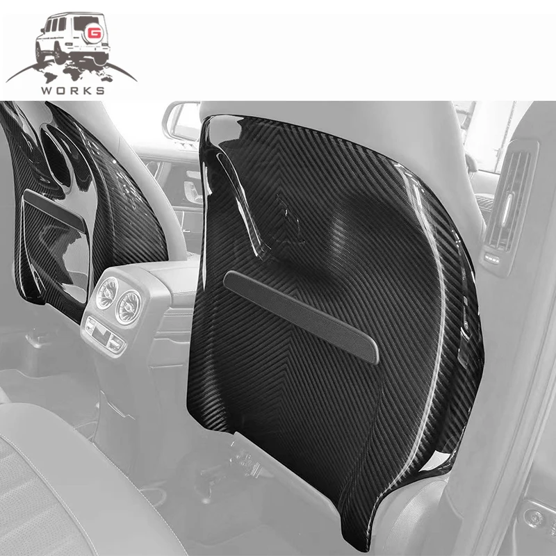 

High Quality Dry Carbon Material G Class W464 Backrest Cover For G Wagon W463a W464 G500 G63 G550 Interior Seat Back Cover G63