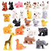 Big Size Building Blocks Cat Dog Pig Rabbit Model Accessories Compatible Bricks Farm Animals Set Assemble Education Toys For Kid 1