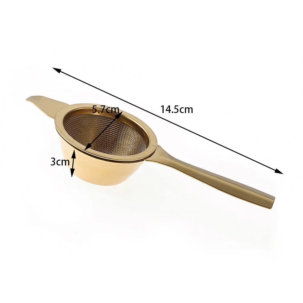 Reusable Tea Strainer tea infuser tea strainer tea filter with Handle Stainless Steel Tea Infuser