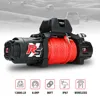 "X-BULL 13000 LBS 12V Electric Winch XRS Speed, Wireless Remote, Synthetic Rope UTVs/SUVs Jeep Towing Truck 4WD" 2