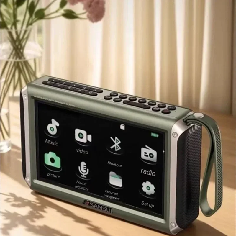 SANSUI F55 Bluetooth Speaker FM Radio Multi Functional High