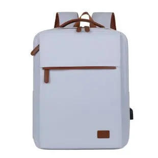 thumbnail image 1 of Nueva mochila de viaje sencilla para exteriores, mochila escolar con carga USB, 1 of 5