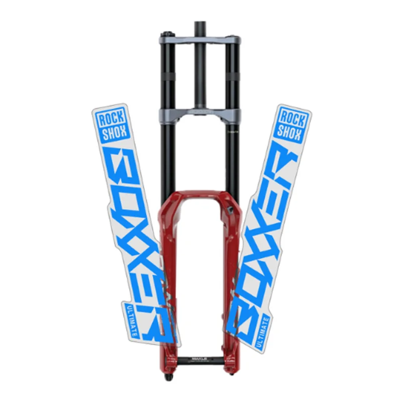 Decalcomanie Forcella Anteriore Per Bicicletta Mtb Per 2020 Rock Shox Boxxer Vinile Protezione Solare Impermeabile Ciclismo Adesivi Per Mountain Bike 