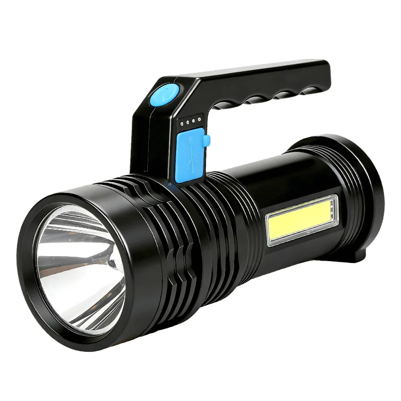 GGbingo 2KM LED USB 충전식 손전등 휴대용 장거리 방수 토치 낚시 사냥 캠핑용