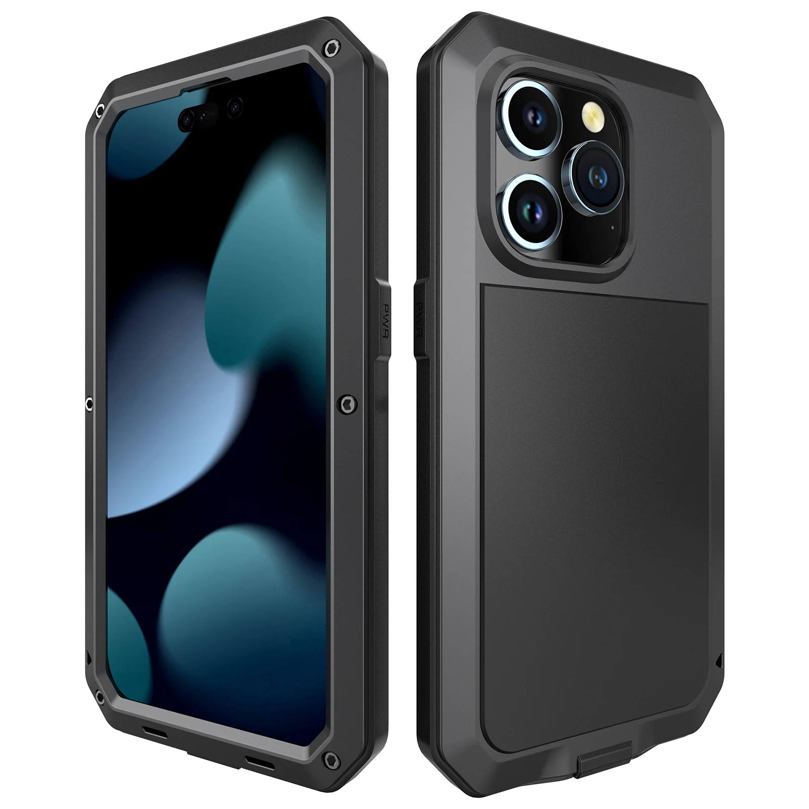 Heavy Duty Metal Anti-Slip and Anti-Abrasion Drop-Resistant 360° Protection Case