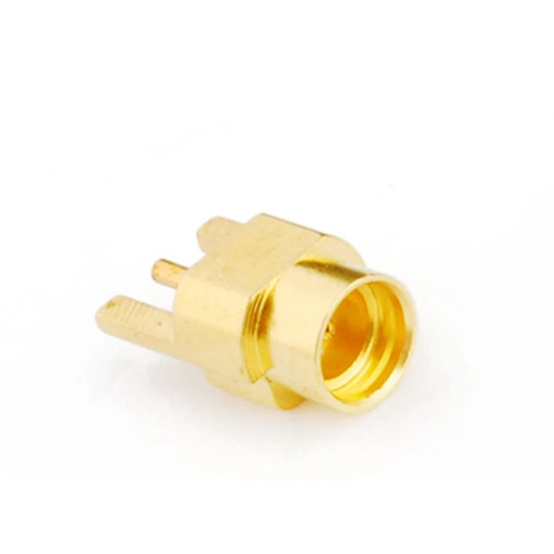 Gold Plated RF Coaxial Connector for Electronic Components