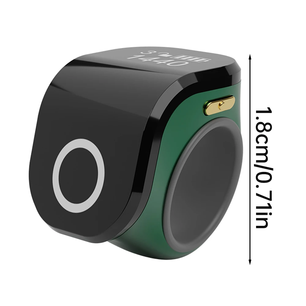 Smart Tasbih Tally Digital Counter for Muslims Tasbeeh Zikr Ring Time Reminder for Learning Timer 2