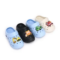 Childrens Sandals Summer Casual EVA Lightweight Outdoor Handmade DIY Baby Shoes Anti-Slip Thick Sole Beach Slides Garden Shoes 2
