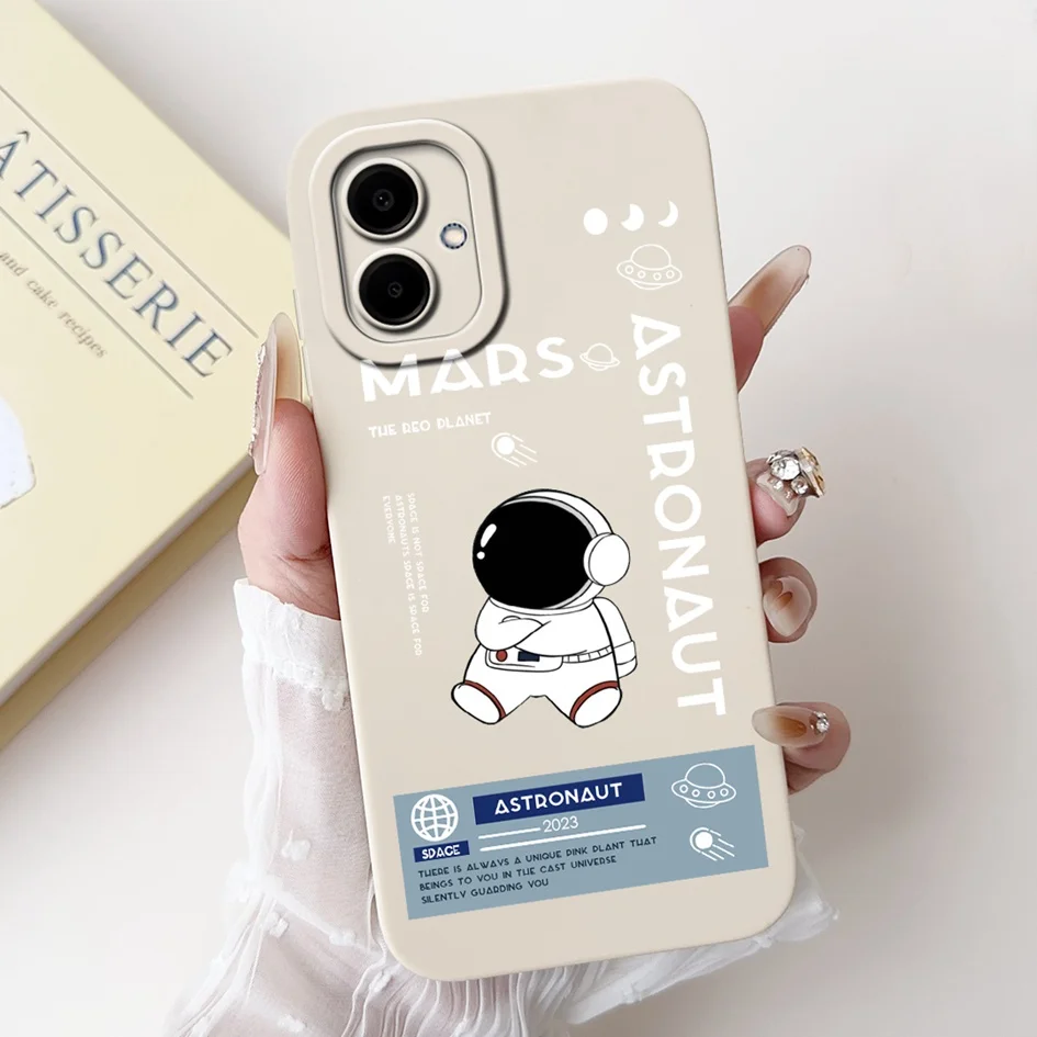 Cute Astronaut Unicorn Silicone Soft Case with Camera Lens Protection