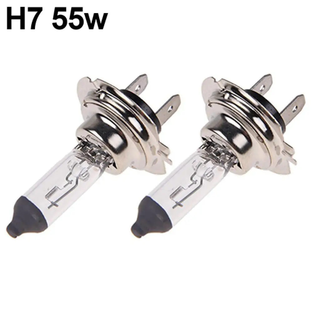 2Pcs H1 H4 H7 55W 100W Xenon Gas Halogen Headlight White Lamps 12V 5000K Bulbs carros Exterior Automobile Car