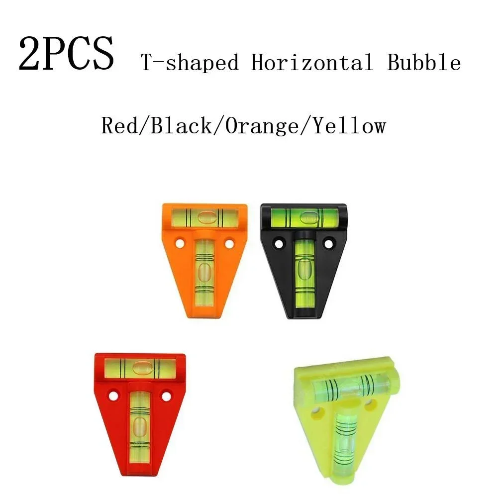 Level Gauge 2Pcs Two Way T-Shape Mini Leveller BubbleLevel