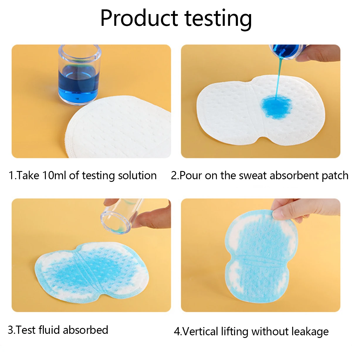 20pcs/30pcs/50pcs/70pcs Disposable Underarm Sweat Pads - Fight Hyperhidrosis for Men and Women Comfortable, Non Visible, Extra