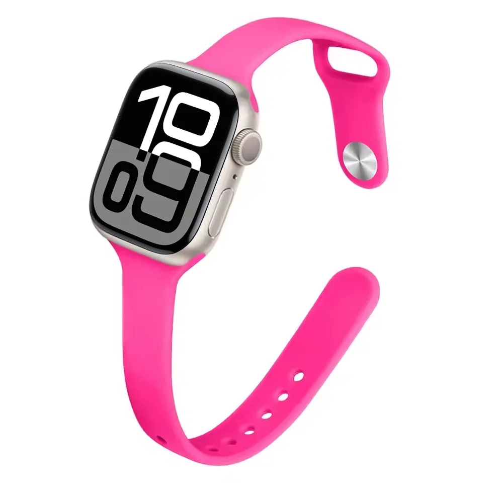 Breathable Silicone Strap for Smartwatch - Elegant Bracelet Design