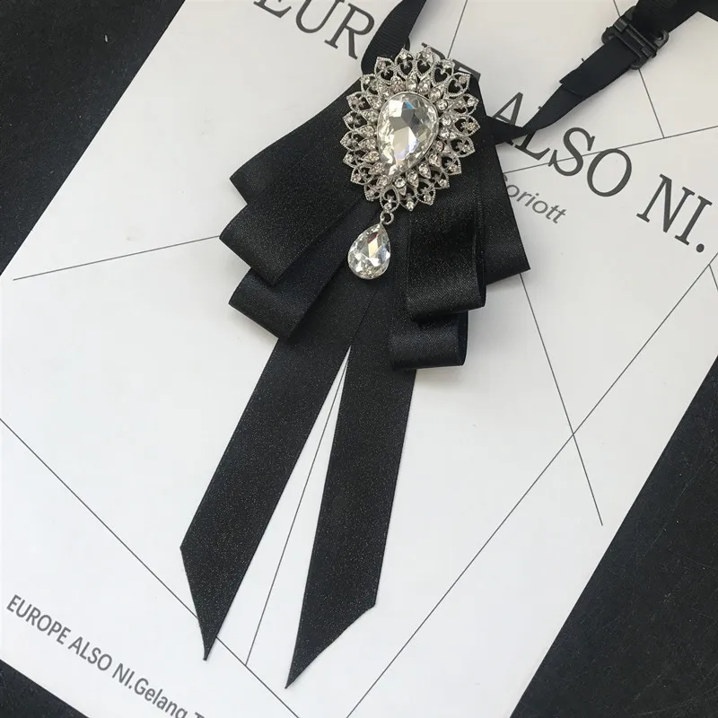Spilla A Farfalla In Organza Con Perle | Papillon Pre-Legato Con Spilla Per Donne E Ragazze, Elegante Accessorio Per Collo