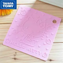 

TAKARA TOMY silicone table mat cute cartoon Hello Kitty heat resistant dinner plate table mat non-slip anti-scalding coaster