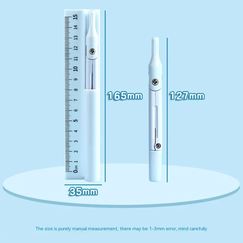 Three-in-one Multifunctional Compass Ruler With Pencil Refills Lead Math Geometry Tool Circle Student School Stationery Supplies drawing compass