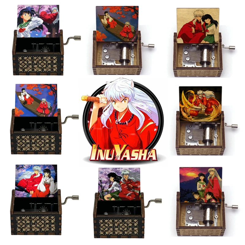 Anime InuYasha Music Box Melody To-love's-End Christmas Birthday Gifts For Lovers Lucky Mascot Home Office Desk Decoration