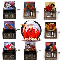 Anime InuYasha Black Music Box Melody To-love's-End Christmas Birthday Gifts For Lovers Lucky Mascot Office Desk Home Decoration 1