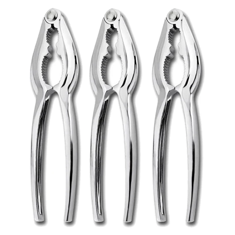 

3 Pieces Seafood Tools Set Lobster Crackers Crab Crackers Sets Nut Crackers Tools Crackers and Forks Nut Set
