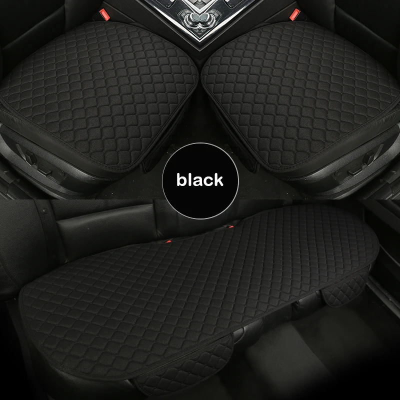 Flax Car Seat Cover Front Rear Seat Cushion for HYUNDAI Tucson Santa FE