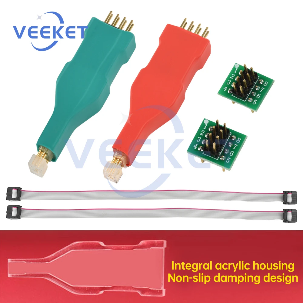 TSSOP8/MSOP8 Microchip Spring Pin Burner Read/Write Test Probe Car