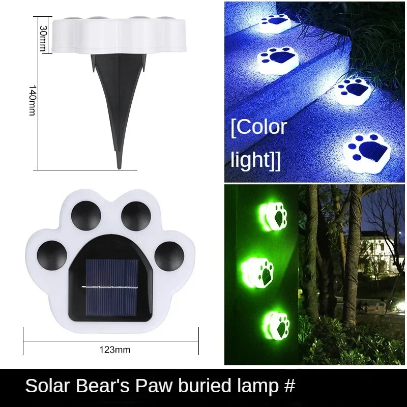 Outdoor Solar Lawn Lamp New Garden Garden Plug-in Solar Light Led Underground Lamp Landscape Lamp  Outdoor Lighting