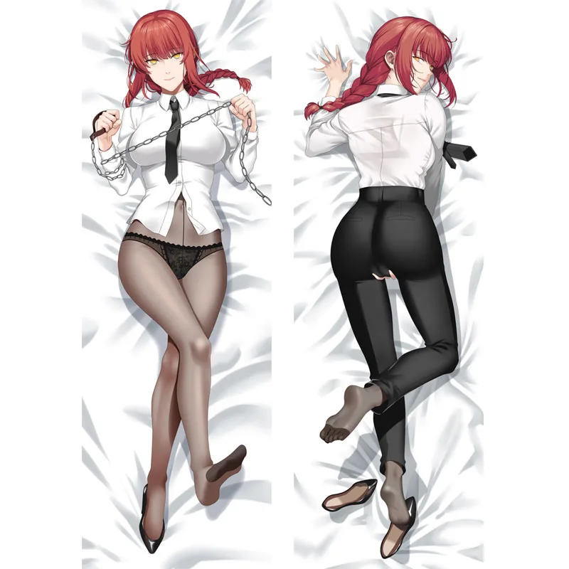 

Japanese Anime Chainsaw Man HD Life Size Dakimakura Makima Huggable Cosplay Body Bedding Pillow Case Cover DIY Custom Pillowcase