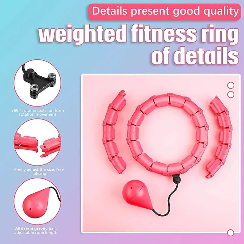 Intelligent Exercise Hoop Weight Loss Slimming Fat Burning Fitness Equipment Special Detachable Massager