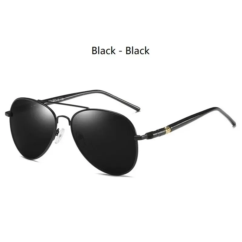 Luxury Aviator Polarized Sunglasses - Unisex Designer Metal Eyewear with UV400 Protection