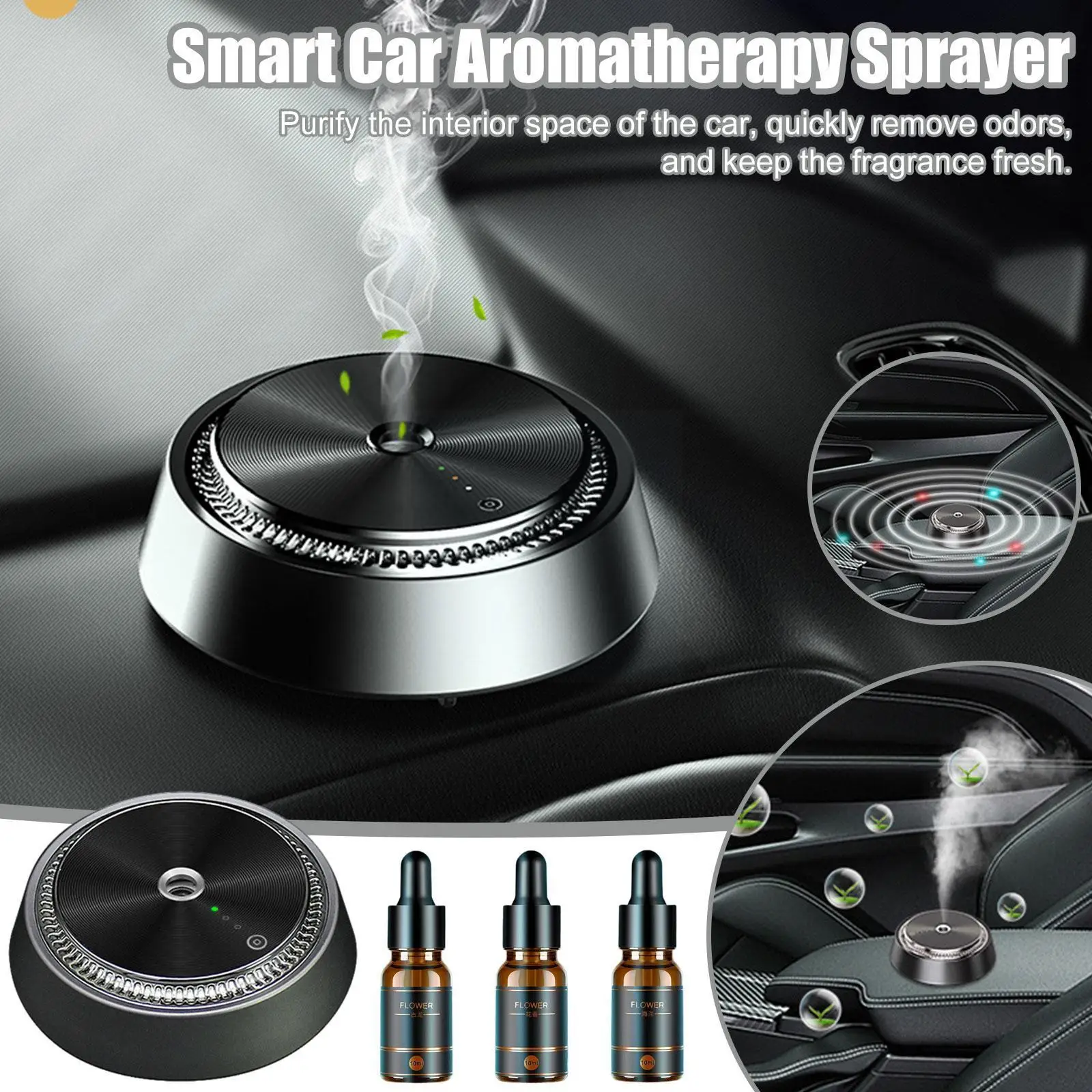 AutoAirDiffuserCarPerfumeFlavoringAromatherapyFreshenerFogger