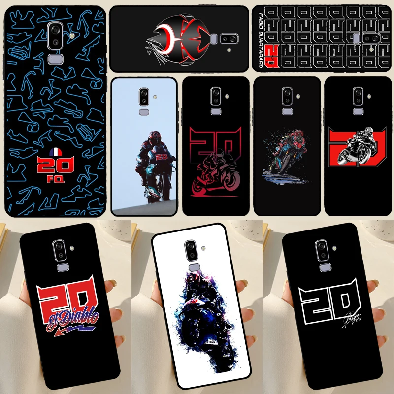 Moto No.20 Fabio Quartararo Per Il Caso Di Samsung Galaxy J1 2016 J3 J5 J7 2017 A3 A5 A6 A7 A8 A9 J8 J6 J4 Più 2018 Coque