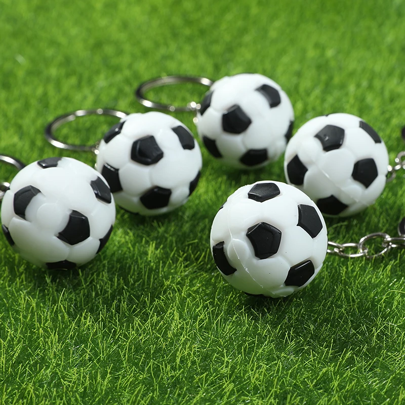 5/10/20pcs Soccer Party Kids Favors Keychain Ornament Boy Girl Sport Theme Birthday Party Supplies Pinata Filler Gifts for Guest