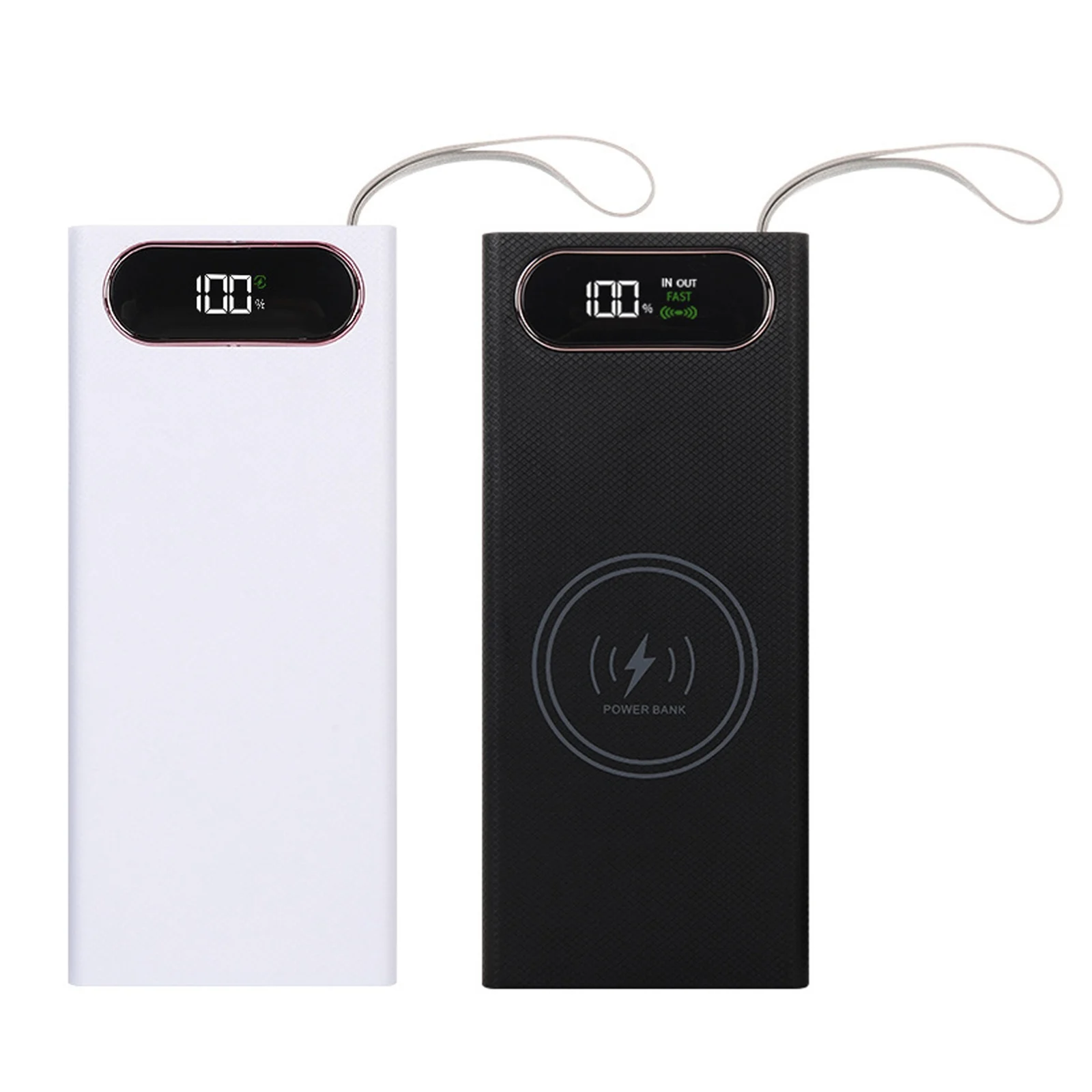 

DIY Wireless Charge Power Bank PD QC3.0 Quick Charge 18650 Battery Storage Holder Box 22.5W Welding Free Battery Storage Box