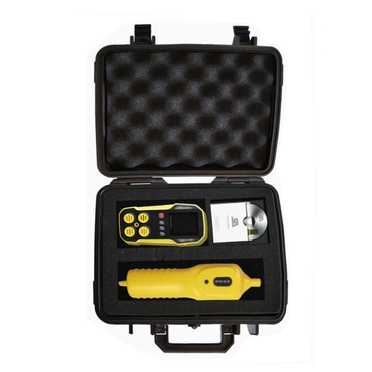 

Rechargeable Portable handheld pump infrared sensor Measurement Detector continuous detecting biogas analyser co2 co ch4 h2s