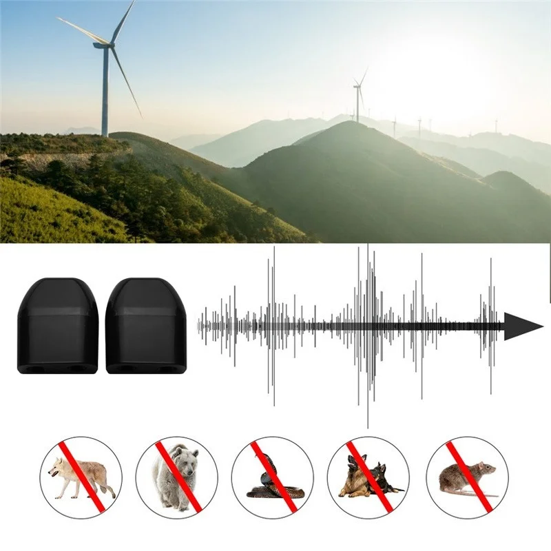 2Pcs Hidden Animal Repeller Deer Snake Car Alert Ultrasonic Warn Unit Trucks Motorcycles Safety Frequency Whistles Alarm Tools