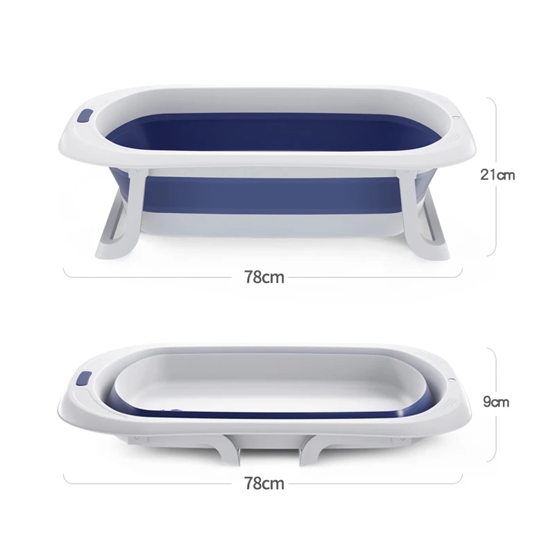 Baby Bath Tub Infant Shining Folding Bath Tub Baby Bath 0-6 Years Large Size Newborn Baby Products Seat Bathtub for Kids Shower