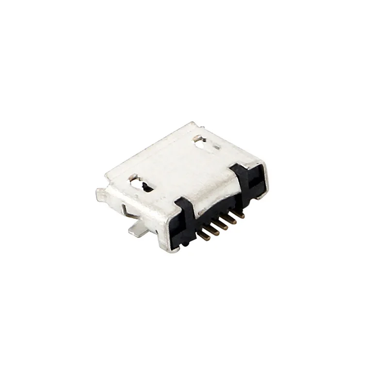 10Pcs Micro USB Type B Female 5Pin Soldering USB Port Jack Tail Charging Socket Android Phone Connector Repair Replacement usb charging socket
