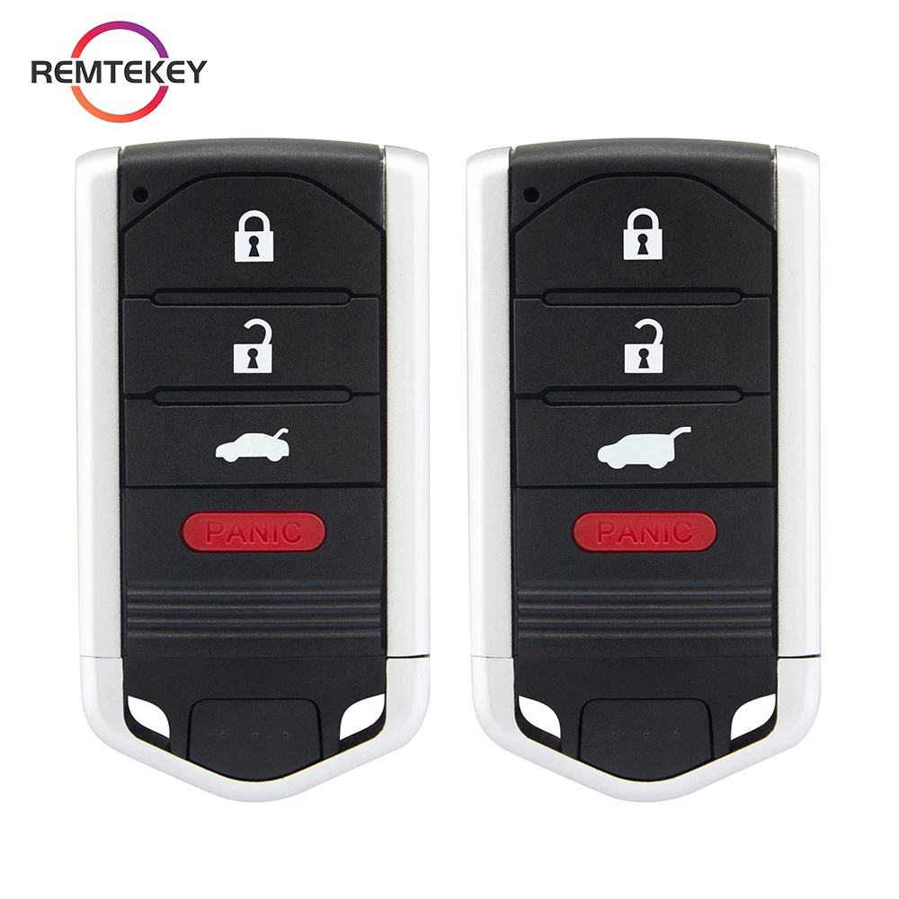 REMTEKEY Smart Remote Car Key Shell Case Fob FCC KR5434760 4 Button for 2013-2015 Acura RDX P/N 72147-TX4-A01