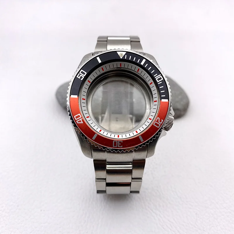 Stainless Steel 22mm Watch Bracelet with Deployment Folding Buckle and Solid Arc Ends