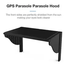 차량용 GPS 차양 커버, GPS 스크린, 쉐이드 바이저 후드, 자동차 중앙 대시보드, GPS 내비게이션, 디스플레이, 5.5-10 인치