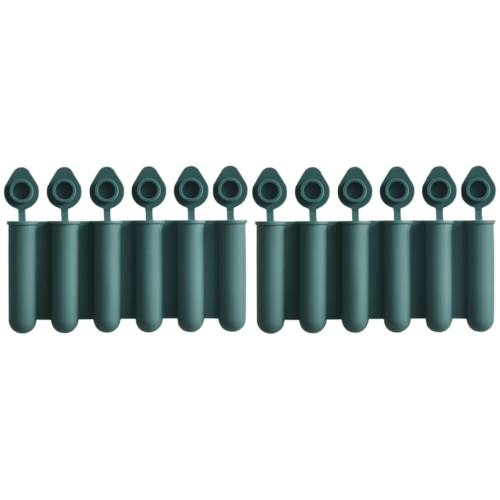 

2 Pcs Silicone Molds for Candles Ice Tray Model Cube Trays Long Stick Mould Mini Bar Tube Freezer