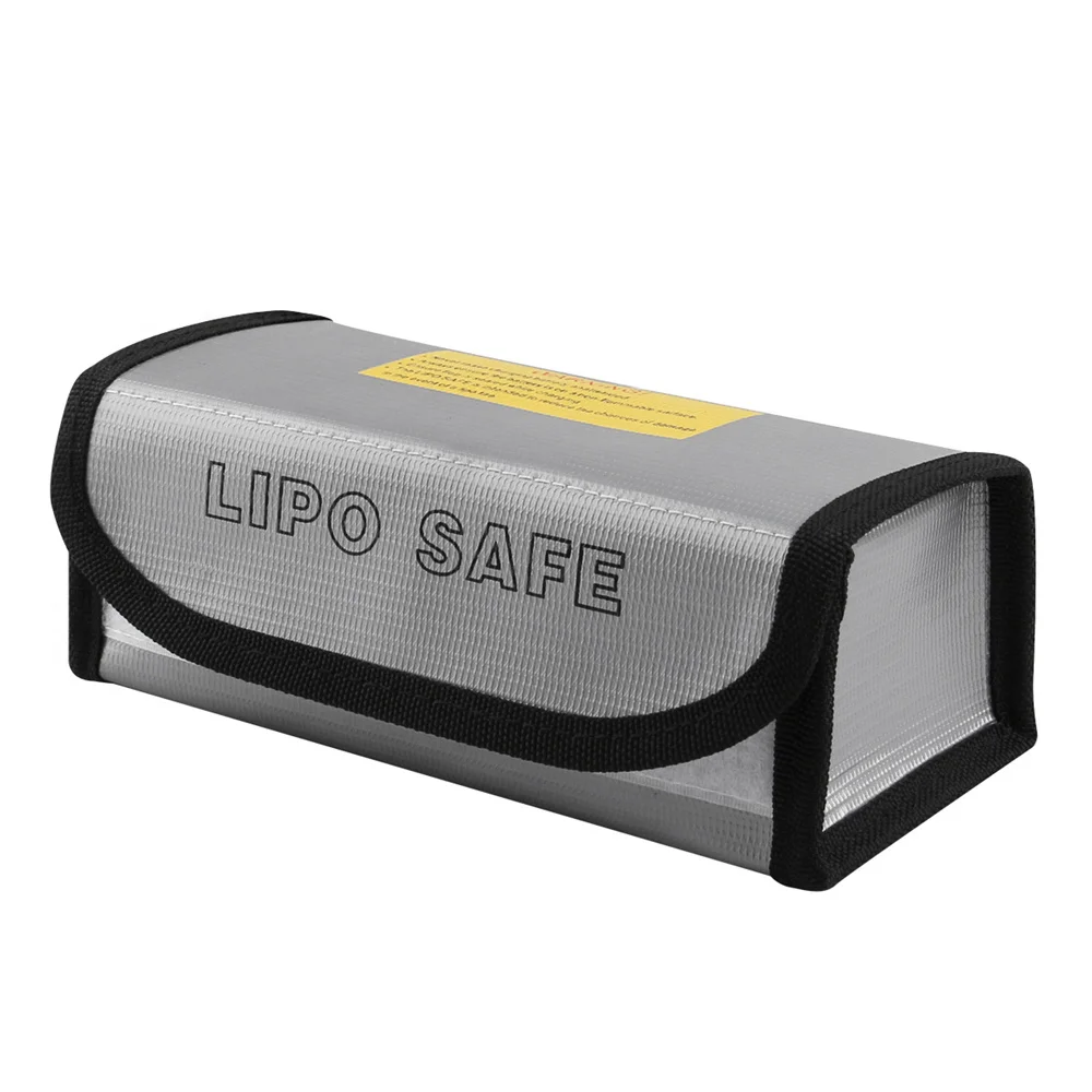 Brandsäker väska för Lipo-batteri 185x75x60mm Sats om 1 eller 2