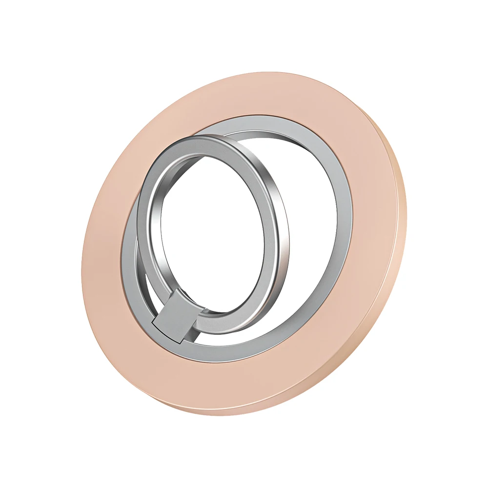 Revolving Magnetic Phone Ring Holder with Kickstand and Grip