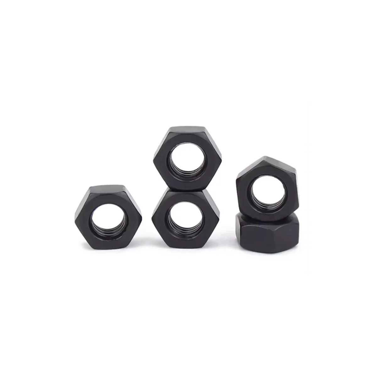 12.9 Grade High-Strength Black Nut / Fine Thread Nut / Screw Cap M8-M27